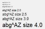 TextFont A