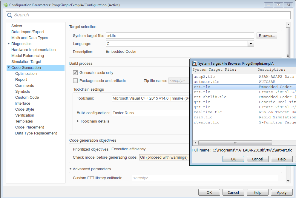 Options Select ert