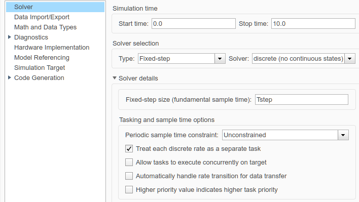 Options TaskAndSampleOk
